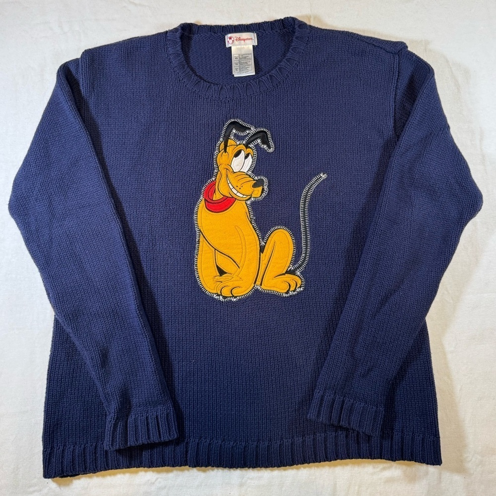 Vintage Disney Pluto Navy Sweater